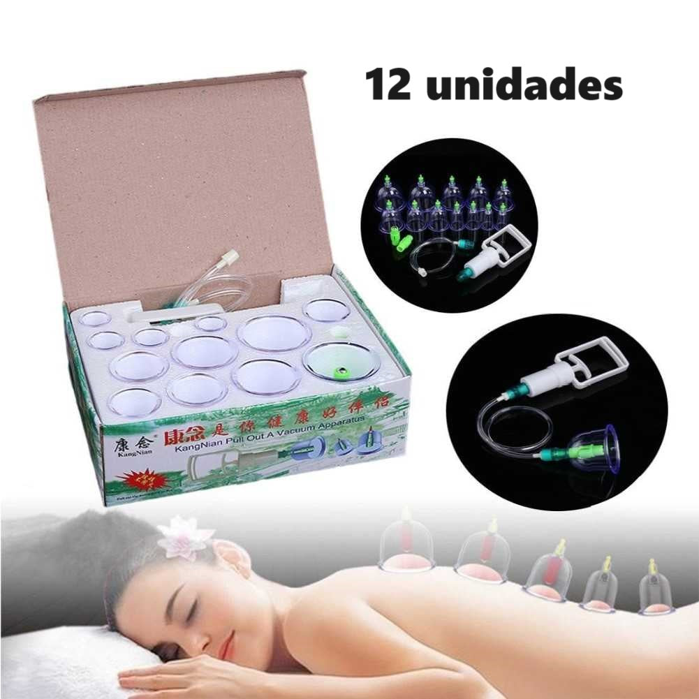 Set de 12 Ventosas Para Masaje