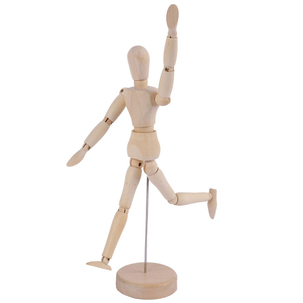 Figura Maniquí de Madera 30 cm para Dibujo de Anatomía Humana