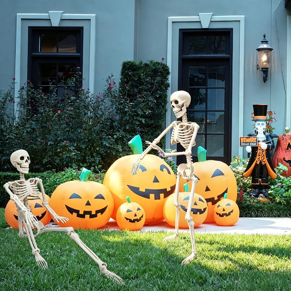 Esqueleto articulado de 90 cm para Halloween